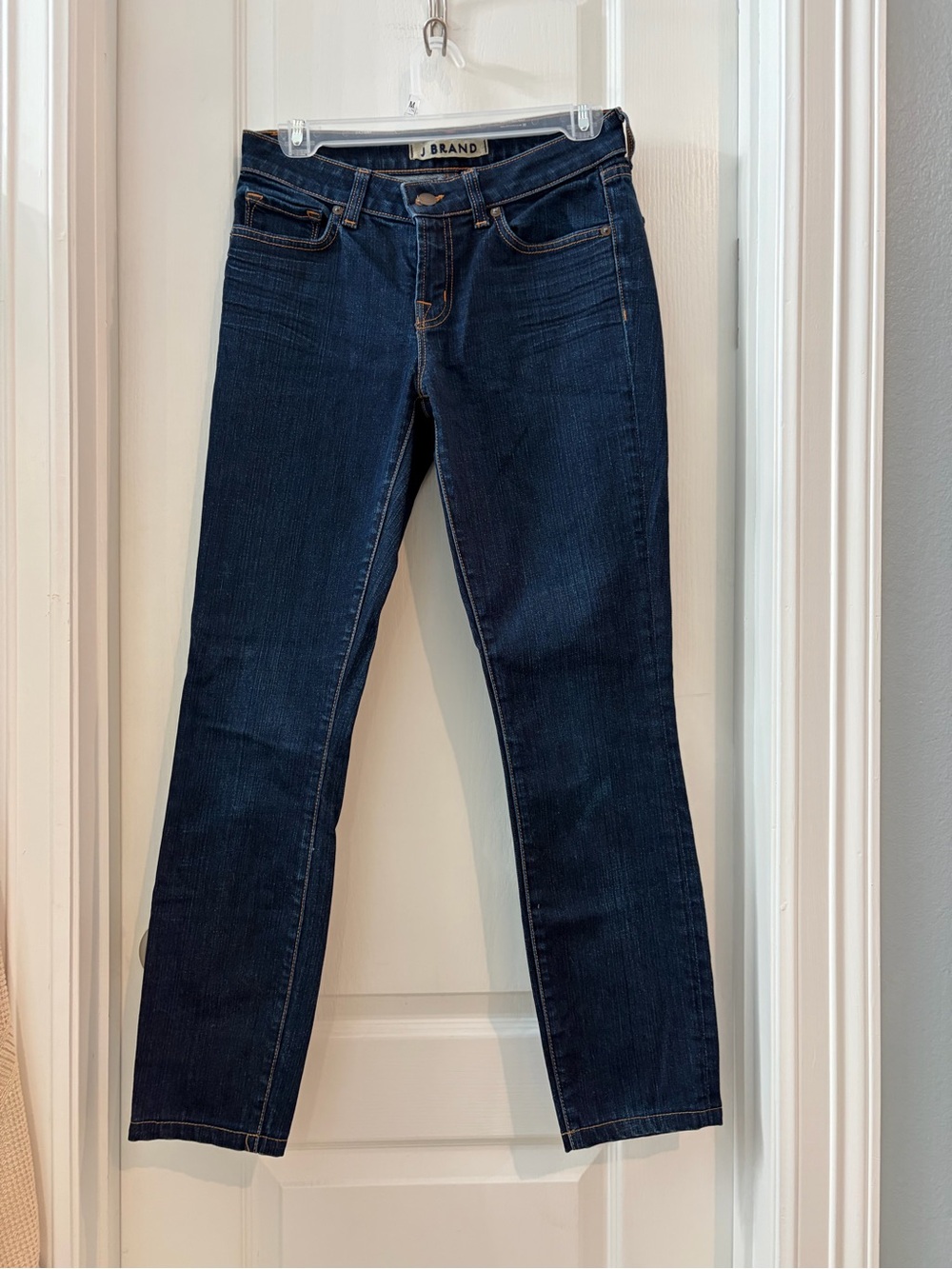 J Brand Dark Indigo Straight-Leg Women's Jeans size 27